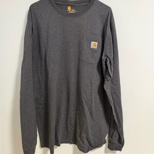 Carhartt Charcoal Long Sleeve XLT Tee